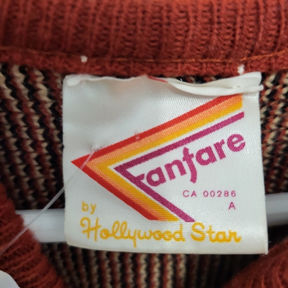 Vintage fanfare by Hollywood star poncho - Picture 3 of 4